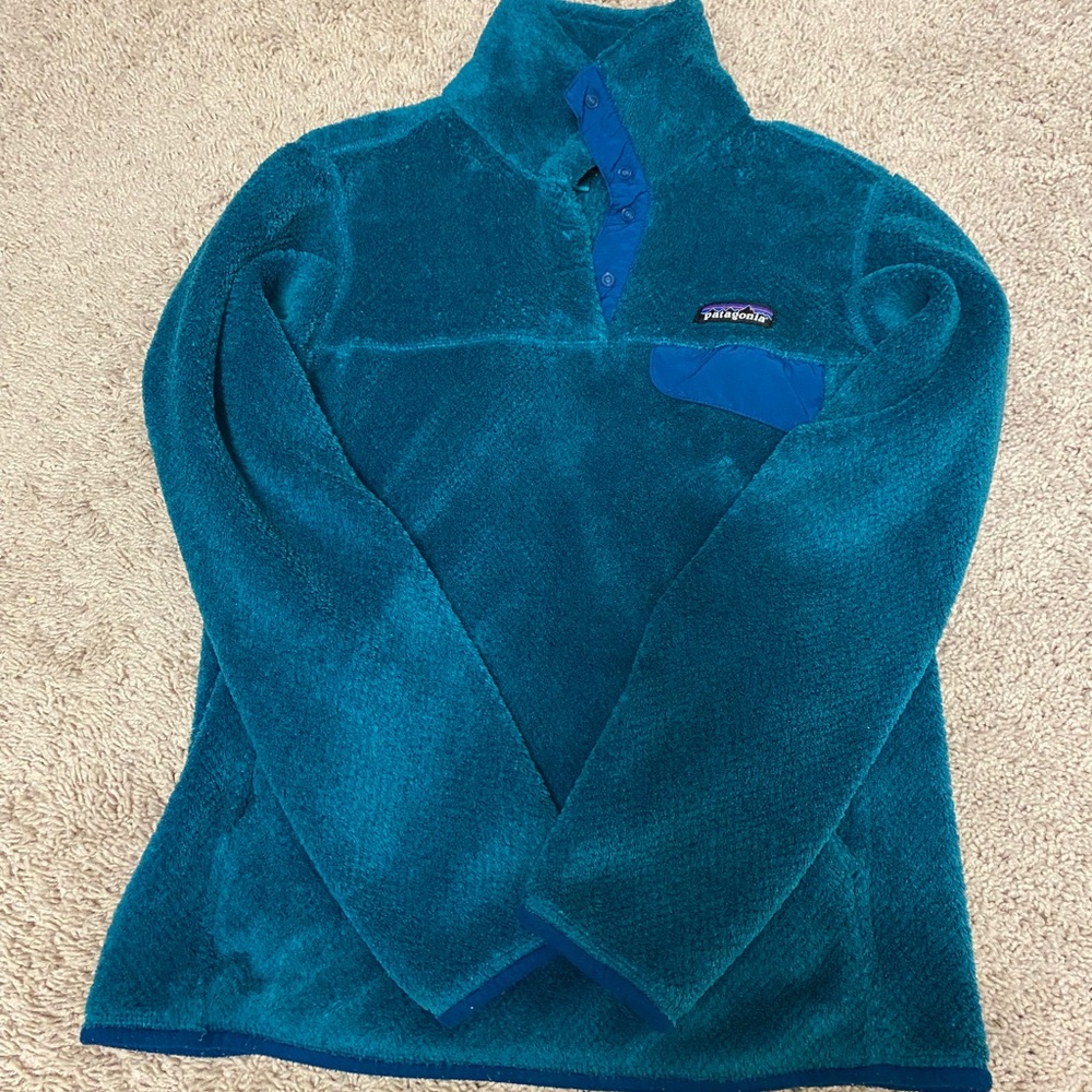 Teal Patagonia Pullover